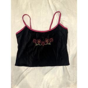 floral crop top
